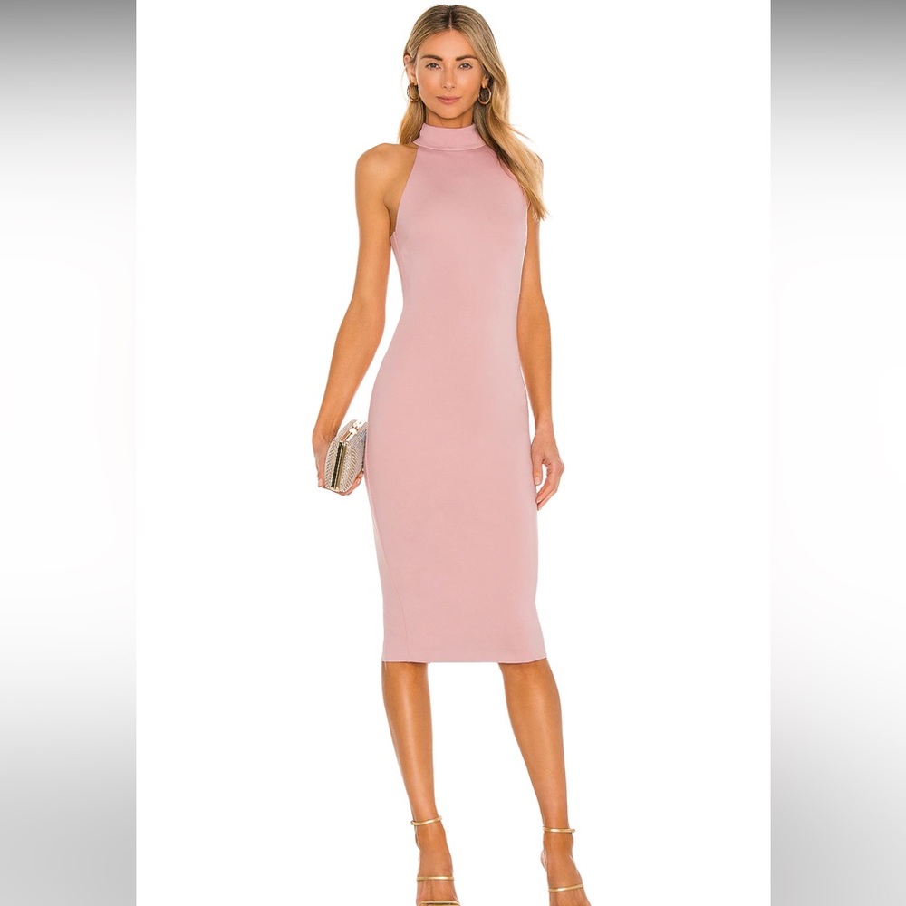 NBD Blush midi dress.